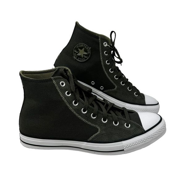 Converse Chuck Taylor High Top Khaki Suede Canvas Shoe Men Skate Sneaker A06572F - Picture 6 of 11